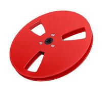 Ejoyous 1 4 7 Inch Empty Tape Reel ABS Take Up Reel with 3 Hole Nab Flange for Studer to Tape Players Home Studio Archive Use (Red)