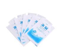 Ejoyous 10 Pieces Reusable Cooling Pads Cooling Packs Gel Cooling Compresses for Food Drinks Transport with Self -Sealing Waterinlet (Thickened 200ml)