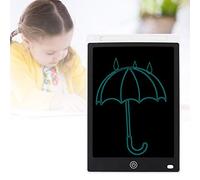 Ejoyous 10in LCD Writing Pad ABS Electronic Drawing Board Monochrome Screen One Touch Clear Screen Lock CR2025 Battery for Children Students Home Classroom Travel (White)