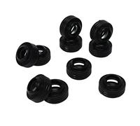 Ejoyous 10PCS AC Compressor Shaft Seal Kit Rubber Shaft Lip Seal Kit for 10S AC Compressor Direct Replacement Strong Sealing Precise Fit for Auto Repair Technicians