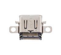 Ejoyous 10pcs Game Console Type C Port Replacement Metal USB C Charging Port Repair Part for OLED Version Fixes Charging Issues Restores Function for Repair Technicians