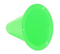 Ejoyous 10pcs Soccer Training Cones Football Markers Plastic Discs PE Material Flat-Bottom Design Bright Colors Yellow Blue Green Orange Red Easy Carry Storage for (Green)