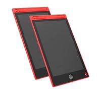 Ejoyous 2 Pack LCD Writing Tablet 8.5in Electronic Writing Pad ABS Color Screen One Touch Erase Lightweight for Kids Students Home School Car Note Drawing Board (Red)