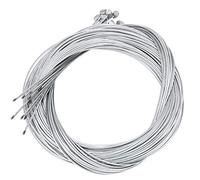 Ejoyous 20PCS Electric Bicycle Brake Line, Metal 2.5M Length 1.6mm Thick Rear Cable Core, with Professional Manufacture for Easy Installation and Better Braking Performance