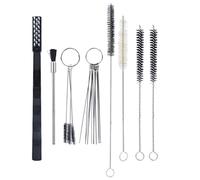 Ejoyous 21Pcs Airbrush Cleaning Kit Spray Tools Cleaner Nozzle Cleaning Brushes for Airbrush Tattoo Equipment with Durable Accessories