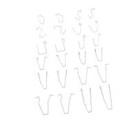 Ejoyous 24 Pcs Stainless Steel Headlight Bulb Clips, Universal Car Light Retainer Spring Clip, with 4 Types 3 Sizes, for H1 H3 H4 H7