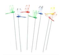 Ejoyous 24pcs Artificial Dragonfly Garden Stakes, 9.84in PVC
