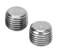 Ejoyous 2PCS 1 4in NPT Pipe Plug Male Thread Fitting, Stainless Steel Internal Hex Thread Plug, Resistant, Resistant, for Engine Block Water Pump Port