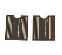 Ejoyous 2PCS 2230 SSD Heatsink, Brass Graphene Thermal Cooling Pad SSD Heat Dissipation Pad SSD Thermal Conductor with 0.15mm Thickness, for Laptop Gaming Consoles
