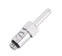 Ejoyous 2Pcs M10 Male Thread Adjustable Copper Plated Straight Fountain Nozzle with Valve Sturdy for Gardens Landscapes