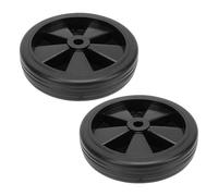 Ejoyous 2PCS Replacement Universal Air Compressor Wheels 6 Inch 150mm 12 Hole, with ABS and Rubber, for Easy Installation and Mobility