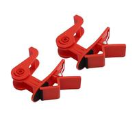 Ejoyous 2PCS Table Clamp Tape Dispenser, Non Slip Adhesive Tape Holder with 360 Degree Rotating Cutter for Efficient Wrapping in Home, School, Workshop (Red)