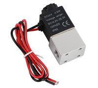 Ejoyous 2V025-06 Solenoid Valve Quick Reversing, Stable Performance, Compact Design for Mechanical Engineering Automation Equipment, Suitable for Continuous Work in Various Scenarios (DC24V)