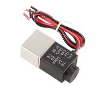 Ejoyous 2V025-06 Solenoid Valve Quick Reversing, Stable Performance, Compact Design for Mechanical Engineering Automation Equipment, Suitable for Continuous Work in Various Scenarios (DC12V)