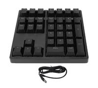 Ejoyous 34 Key Mechanical Number Pad, Numeric Keypad Numpad Blue Switch RGB Backlit with 17 Lighting Effects Type C Wired for Typing Programming Gaming Laptop Desktop PC (Black)