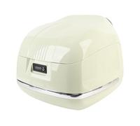 Ejoyous 35L Motorcycle Top Case Trunk Tail Box, Rainproof Retro Design Rear Case for Helmets, Gloves & Tools, Universal Compatibility with No Modifications, Ample Storage Capacity, (Mint Green)