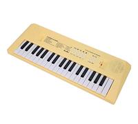 Ejoyous 37 Key Electric Piano Keyboard, Portable Music Keyboard for Beginners with Recording Function, Microphone Included, Black and White Keys, USB AA Battery Power Supply (Yellow)