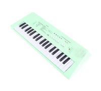 Ejoyous 37 Key Electric Piano Keyboard, Portable Music Keyboard for Beginners with Recording Function, Microphone Included, Black and White Keys, USB AA Battery Power Supply (Green)