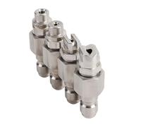 Ejoyous 4 Way Washer Nozzle, Sturdy Rustproof Support 2-4 GPM High Pressure Washer Nozzle for Car Truck for Soft Wash System