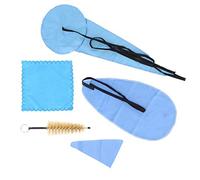 Ejoyous 5-piece Saxophone Cleaning Set, Saxophone Cleaning Set, Saxophone Care Set with 3D Cleaning Cloth, Metal Attachment for Saxophone and Wind Instruments