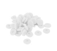 Ejoyous 50PCS Foam Earbuds Cover 15mm Earbuds Tips Replacement Ear Bud Pads for MP3 MP4 Tablets and Phones Soft Sponge Fit Noise Reducing Sound Improving for Daily Use (White)