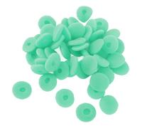Ejoyous 50PCS Foam Earbuds Cover 15mm Earbuds Tips Replacement Ear Bud Pads for MP3 MP4 Tablets and Phones Soft Sponge Fit Noise Reducing Sound Improving for Daily Use (Green)