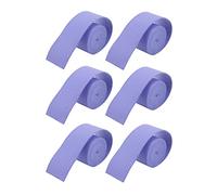 Ejoyous 6Pcs Tennis Racket Grip Tape Badminton Racket Overgrip Sweat Absorption Anti Slip PU Material for Fishing Rods Bike Handlebars (Violet)