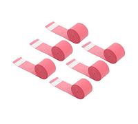 Ejoyous 6Pcs Tennis Racket Grip Tape Badminton Racket Overgrip Sweat Absorption Anti Slip PU Material for Fishing Rods Bike Handlebars (Red)