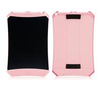Ejoyous 8.5 in Drawing Pad LCD Writing Board with Flexible LCD Screen and ABS Body One Button Erase Multicolor Writing Tablet for Kids Drawing Calligraphy Math Practice (Pink)