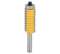Ejoyous 8 Shank Milling Cutter, Multi-tooth Woodworking Tool, Carbide Material, Spiral Cut, 4 Flutes, 8 x 41 Size