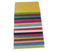 Ejoyous A4 Glitter Foam Sheets, Self Adhesive Colorful Craft Foam, 2mm Thick for DIY Projects, Kids Crafts, Scrapbooking