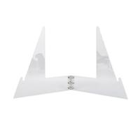 Ejoyous Acrylic Championship Belt Display Stand, Clear Triangle Design, Adjustable Holder for Boxing and Wrestling Belts, 9.45x9.06in