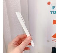 Ejoyous Acrylic Dry Erase Board, Clear Acrylic Memo Tablet, Portable Desktop Note Board with Easy Erase, Charging Port Opening, Reusable for Office School Reception (3# White Marker Pen)