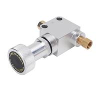 Ejoyous Adjustable Brake Proportioning Valve, Aluminium Alloy, Enhances Braking Control, Pressure Range 150 to 1200 PSI, Universal Fit for Race Cars (Silver)