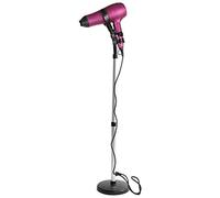 Ejoyous Adjustable Hands Free Hairdryer Stand, Rotatable Hair Dryer Stand Clamp with Base, Sturdy Hair Dryer Rack to Free Hands for Hair Styling, Hair Dryer Rack Stand for People and Pet