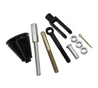 Ejoyous Adjustable Master Cylinder Rod Kit, Eyelet and Clevis Set Replacement, 1950-1970 Compatibility, 10 Accessories Included, Quality Iron Material, High Reliability and Long Service