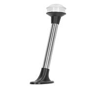 Ejoyous Anchor Light LED Marine Anchor Light 360 Degree White Navigation Lamp 2NM Visible IP65 PC Stainless Steel 12V 24V for Boat Yacht Pontoon Stern Bow Use