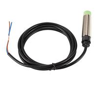 Ejoyous Approach Switch Sensor Brass ABS Cylindrical Approach Switch 90 to 250VAC 8mm Detection 3 Wire NC NO Output Fast Response for Automation Control and Power Equipment (PRL18-8AC)