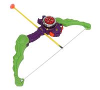 Ejoyous Archery Toy Play Set, Plastic Bow with Light Effect and Suction Cup Arrows for Kids Indoor Outdoor Fun (Purple)