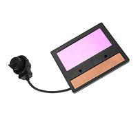 Ejoyous Auto-Darkening Welding Helmet Lens with Large View Window, Solar Panel and Highly Sensitive Arc Sensor for Good Eye Protection at Work, Protects Eyes and Faces from Sparks,