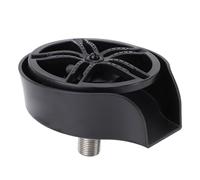 Ejoyous Automatic Glass Rinser, Stainless Steel Cup Washer for Kitchen Sink Professional Rust Resistants Pressure Glass Washer with Efficient Cleaning for Home Bars Cafes (Black)