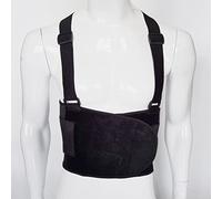 Ejoyous Backstrap Support Belt Nylon Cotton Backstrap Belt with 4 Flexible Supports Adjustable Waist Protection Strap for Physical Training Gardening Lifting Black XL XXL (XL)