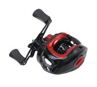 Ejoyous Baitcasting Reel, Multi-Reel Stationary Reel Made of Metal with 7.2:1 Gear Ratio and 8kg Braking Force for Long Cast Anti-explosion Function for Freshwater Saltwater Ice (Left Hand)