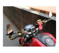 Ejoyous Bar End Side Mirror for MSX125, Die Cast Metal, Easy Installation and Durable Motorcycle Accessory for 22mm Handlebars (Black)