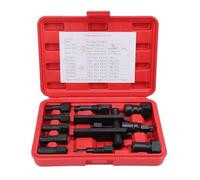 Ejoyous Bearing Puller Set, Durable Inner Bearing Removal Tool with 10 Collets and Size Chart for Motorcycles Vehicles Steel 8mm to 25mm 14 Piece with Storage Box
