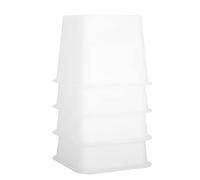 Ejoyous Bed Risers, 4 Pieces Bed Chair Risers Heavy Duty Furniture Lifter Heighten Raising Tool for Sofa Chair Table White