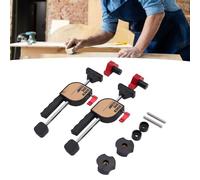 Ejoyous Bench Dog Clamp, 2Pcs Workbench Clamp Elements Table Hold Down Quick Fixed with Adjustable Screw and Rubber Pad for Woodworking Milling Drilling Sawing Grinding