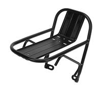 Ejoyous Bike Front Rack, Aluminum Alloy Lightweight Cargo Carrier with Adjustable Straps and Mudguard for Road and Cruiser Bikes