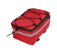 Ejoyous Bike Trunk Bag, Splashproof Oxford Fabric, Reflective Safety Features, Ideal for Commuting and Outdoor Activities (Red Bike Bag - 1680D Oxford Fabric)