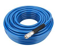Ejoyous Blue Flexible Air Line Hose with Quick Connector Pneuma PVC Hose for Air Compressor 30M